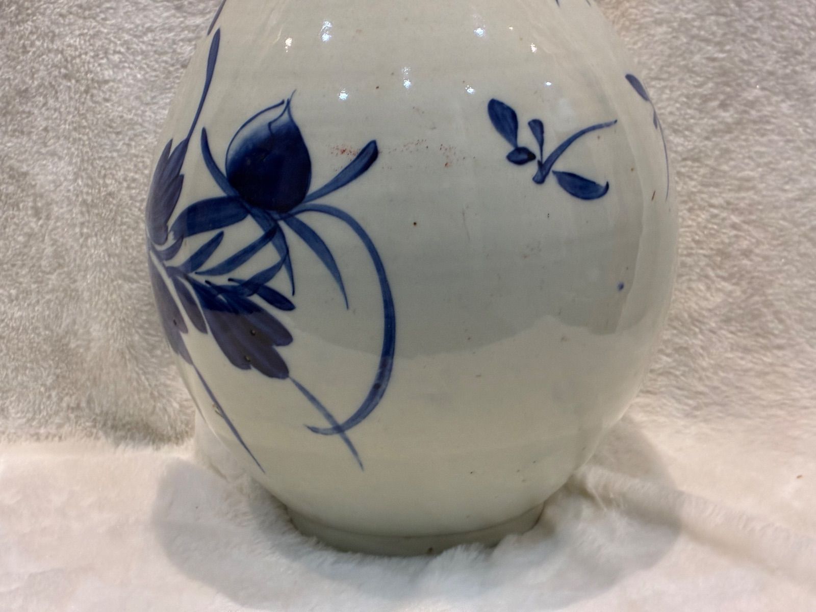 高級感溢れる手描き青花磁器】「蓮池の清韻」花瓶 40cm 高さのある存在