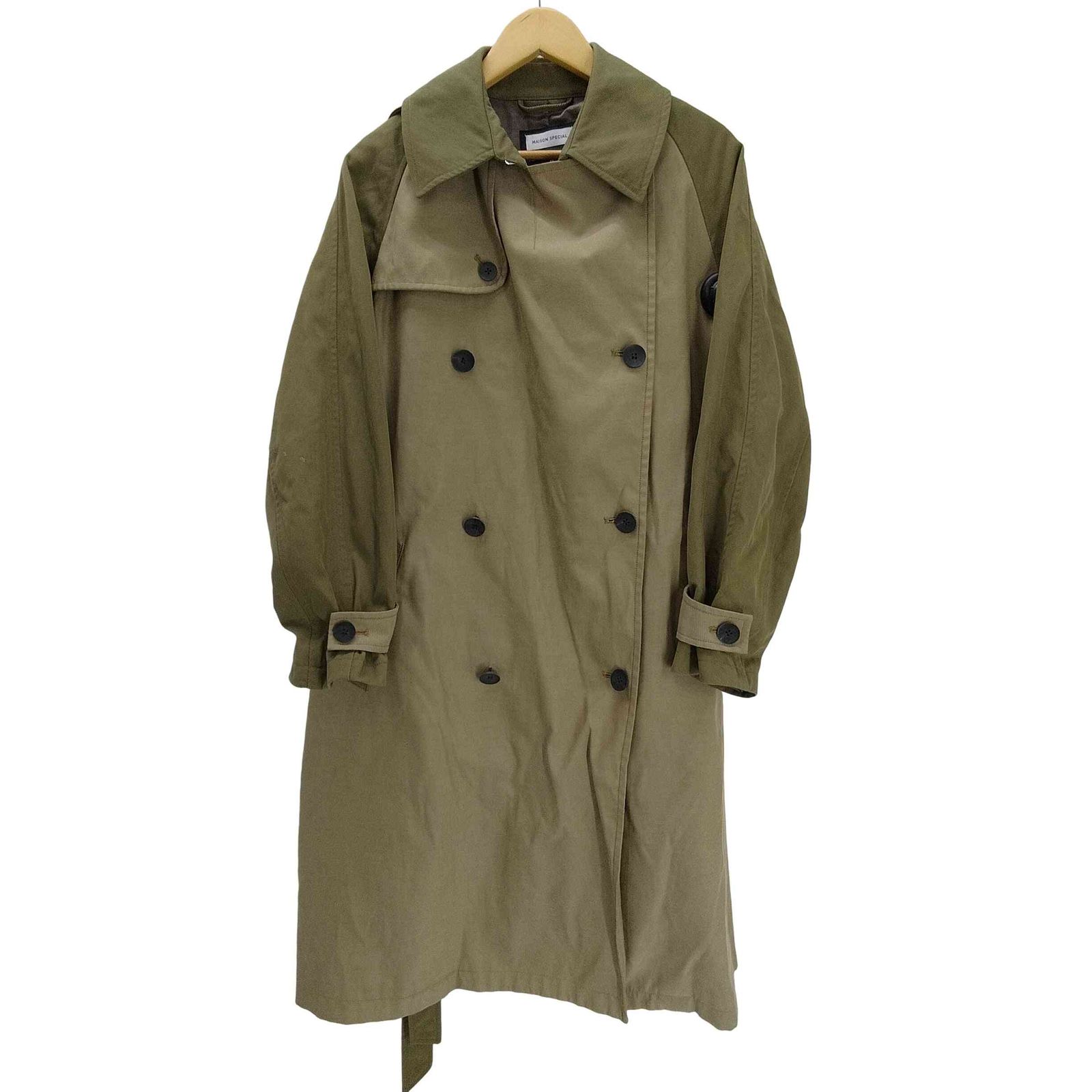 メゾンスペシャル MAISON SPECIAL 異素材 コンビ オーバーサイズ