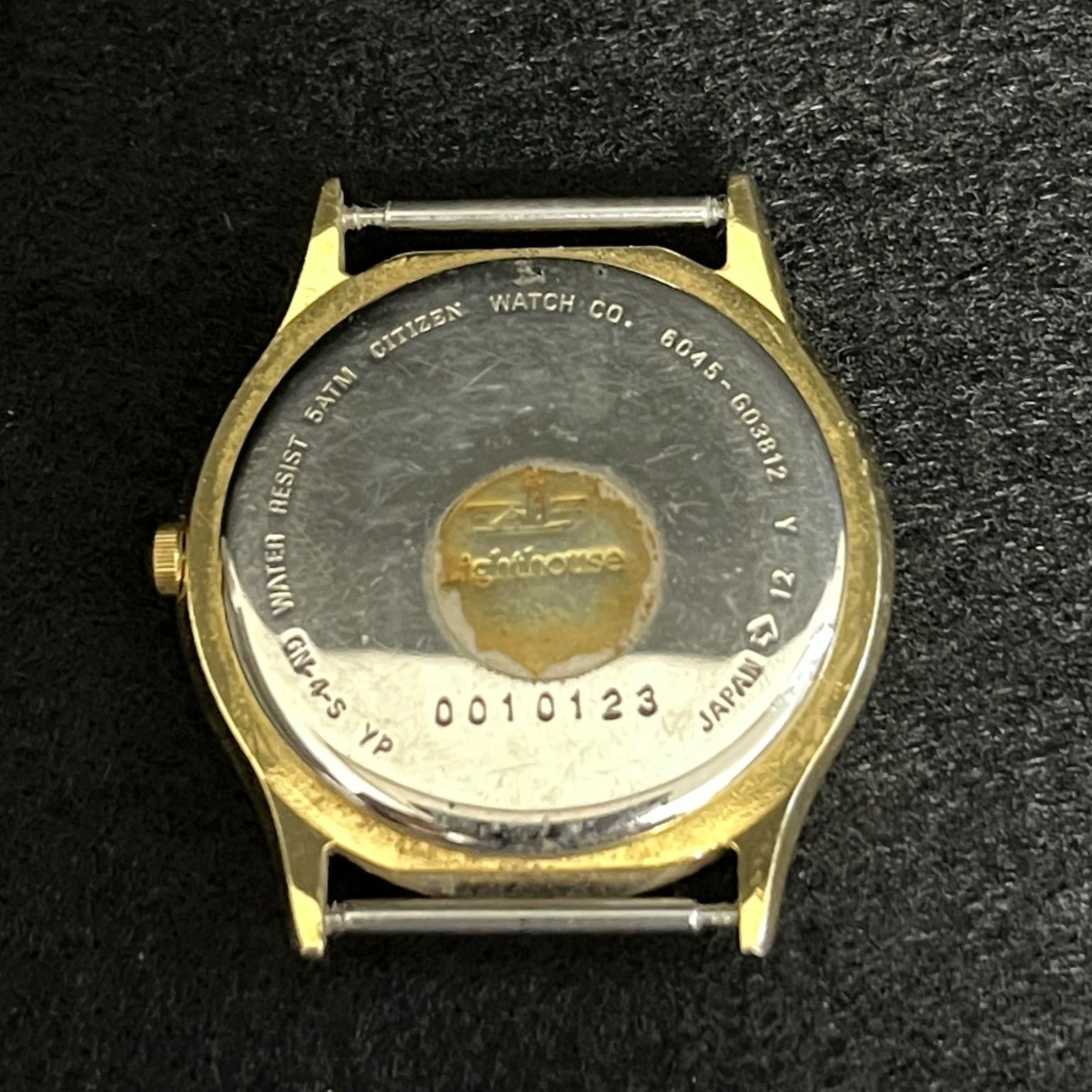 稼働品】 CITIZEN Lighthouse スモセコ メンズ シチズン 電池交換済み