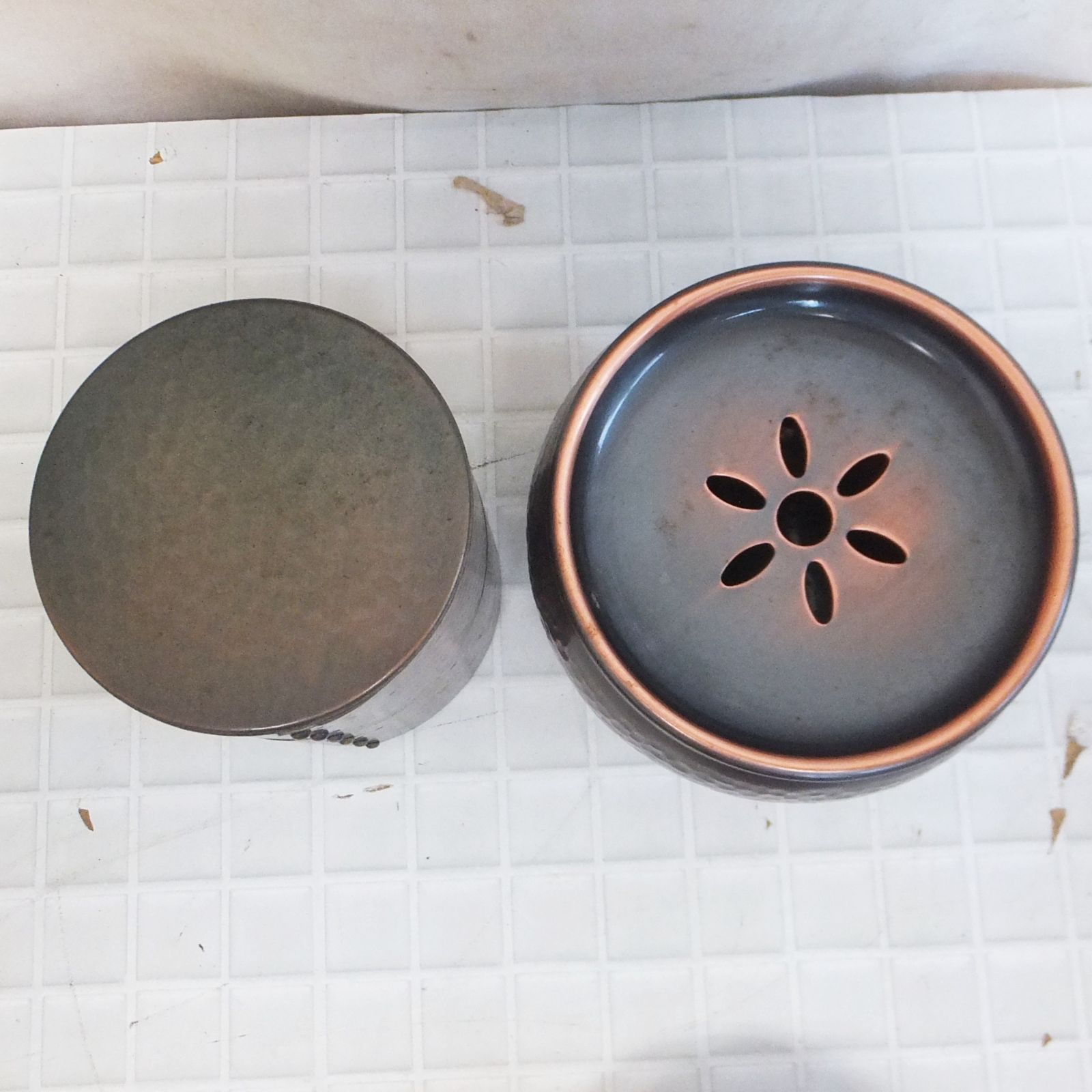 茶がら入れ 茶さじ