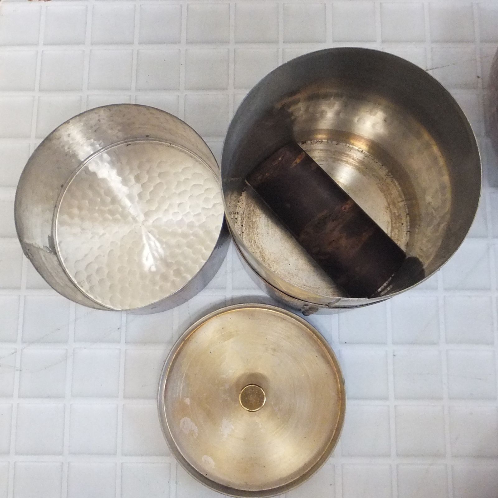 茶筒 茶がら入れ