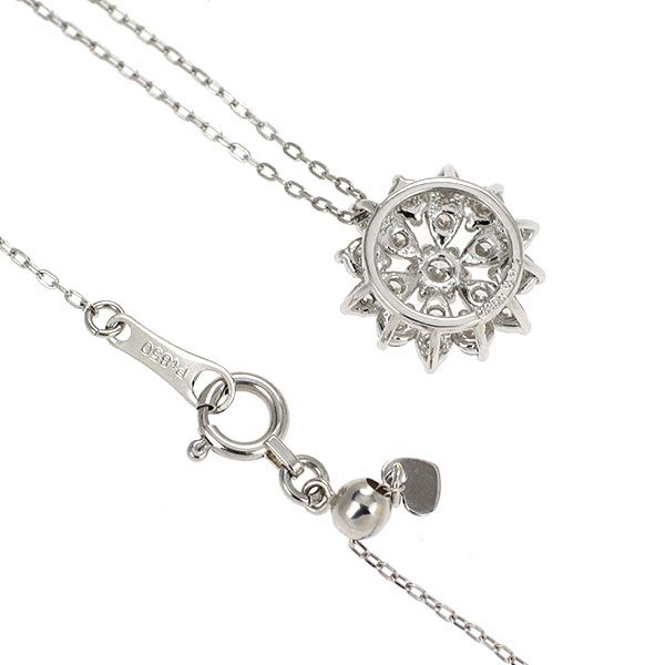 Pt950/ Pt850 ダイヤモンド ペンダントネックレス 0.47ct - メルカリ