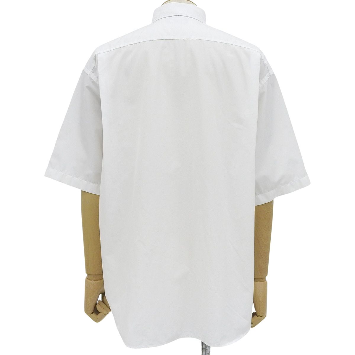 バレンシアガ BB アイコン ショートスリーブシャツ シャツ ブラウス アパレル ファッション トップス 半袖 刺繍 37 コットン ホワイト白 703845 メンズ アラモード 中綿アウター その他 