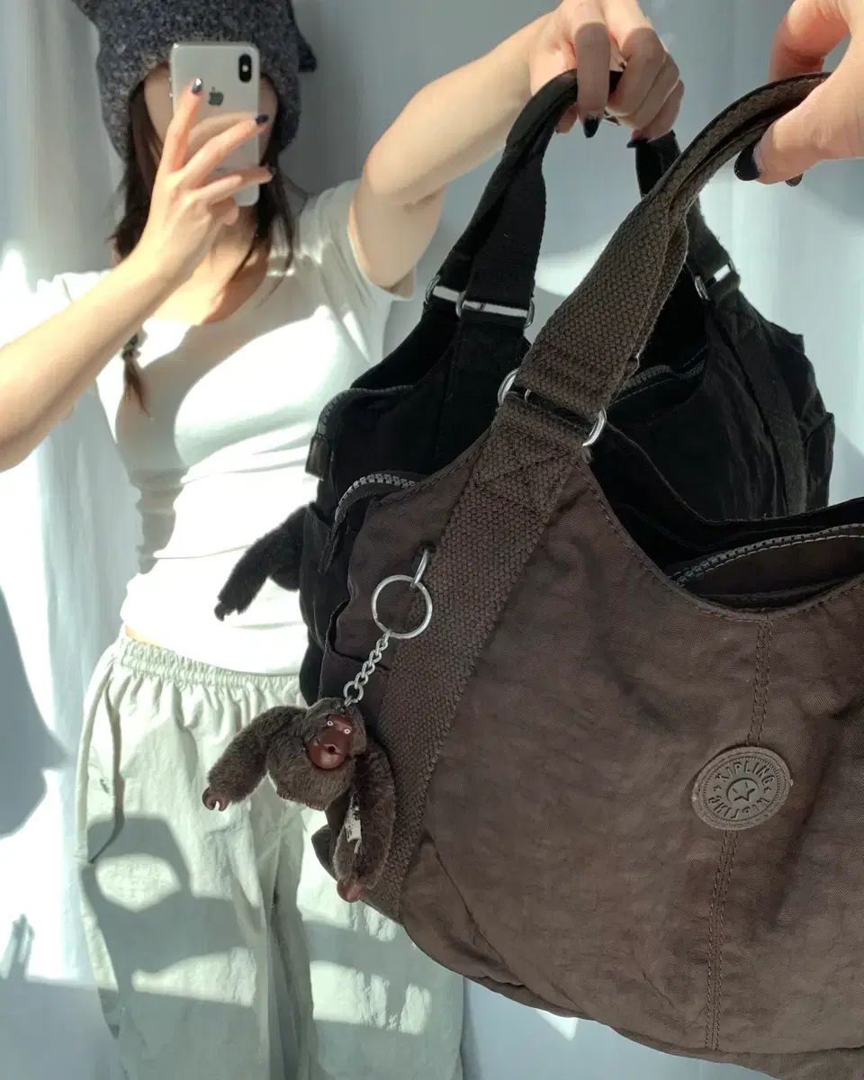 Kipling キプリング ブラウン バッグ
