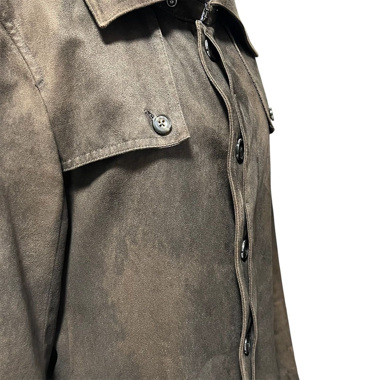 トルネードマート TORNADO MART スエード 襟 コート ベルト付き ロング