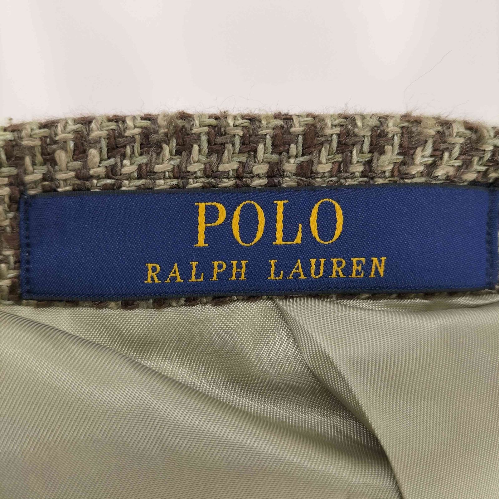 ポロラルフローレン POLO RALPH LAUREN シルクリネン ツイード