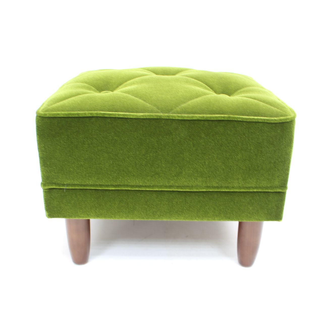 746)【美品】カリモク60 X36206 QD モケットグリーン オットマン