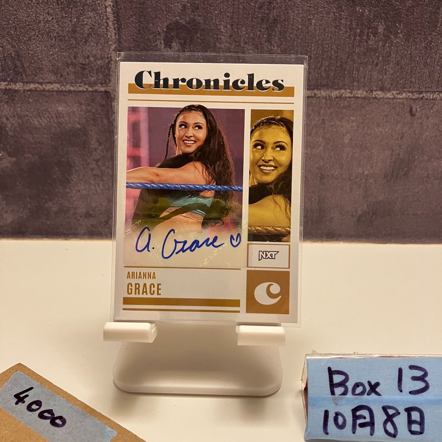 2023 Panini Chronicles Arianna Grace 直筆サインカード WWE NXT