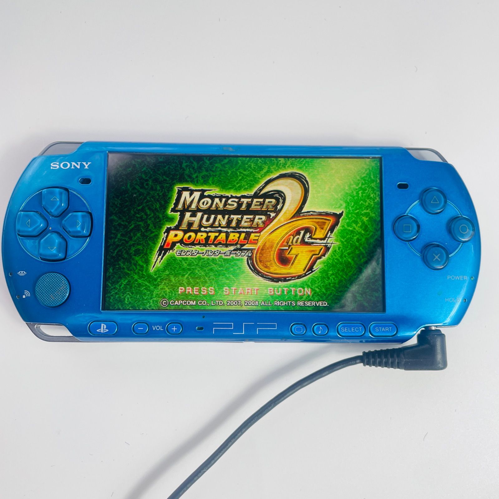 動作確認済】SONY PSP-3000 バイブラント・ブルー 本体のみ