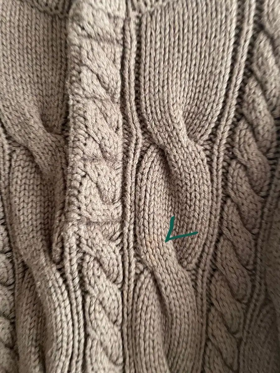 ウールブレンド ケーブル