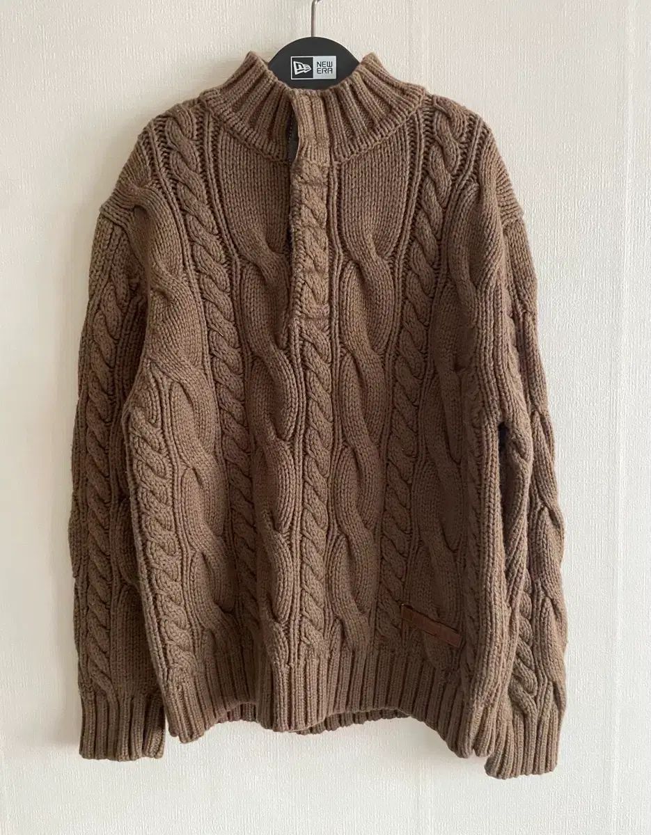 バーバリーキッズ ウールブレンド ケーブル ニット