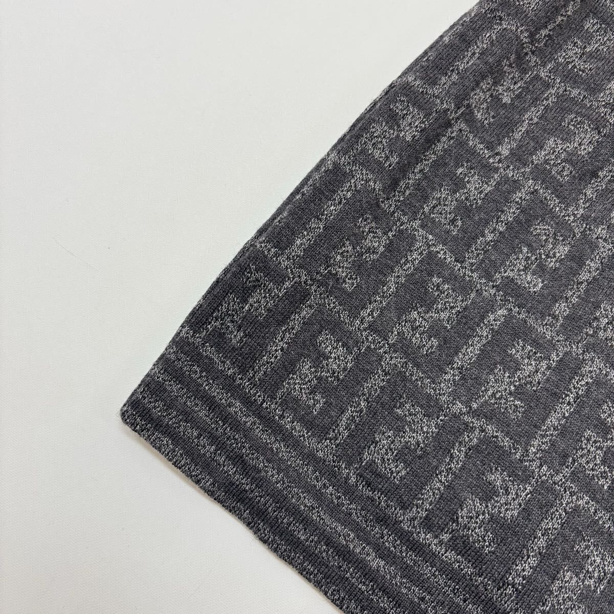 大きいサイズ44フェンディ 近年タグ ズッカ柄 ラップ 巻きスカート 44