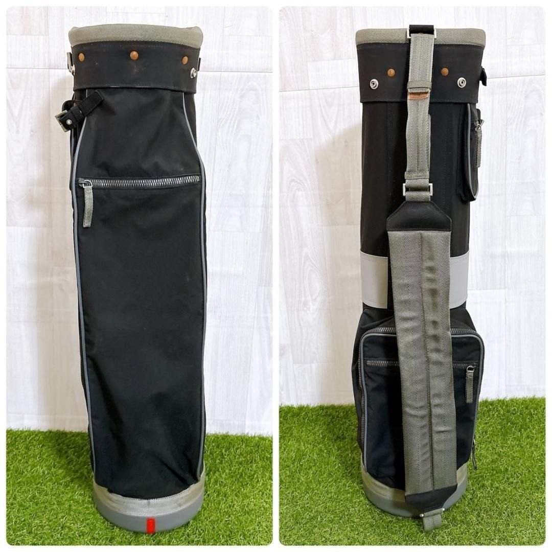 希少 PRADA プラダ キャディバッグ ゴルフバッグ - メルカリ