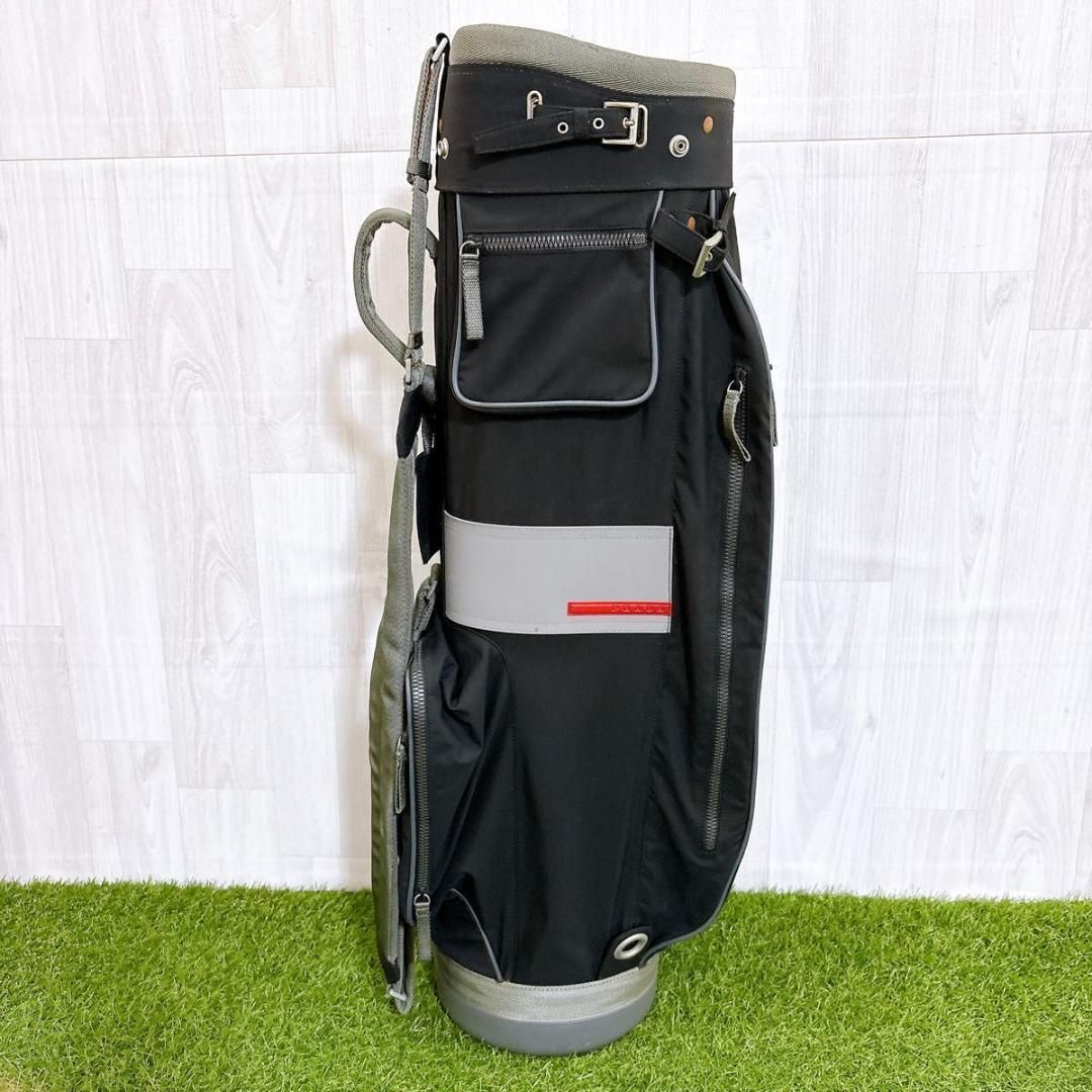 希少 PRADA プラダ キャディバッグ ゴルフバッグ - メルカリ