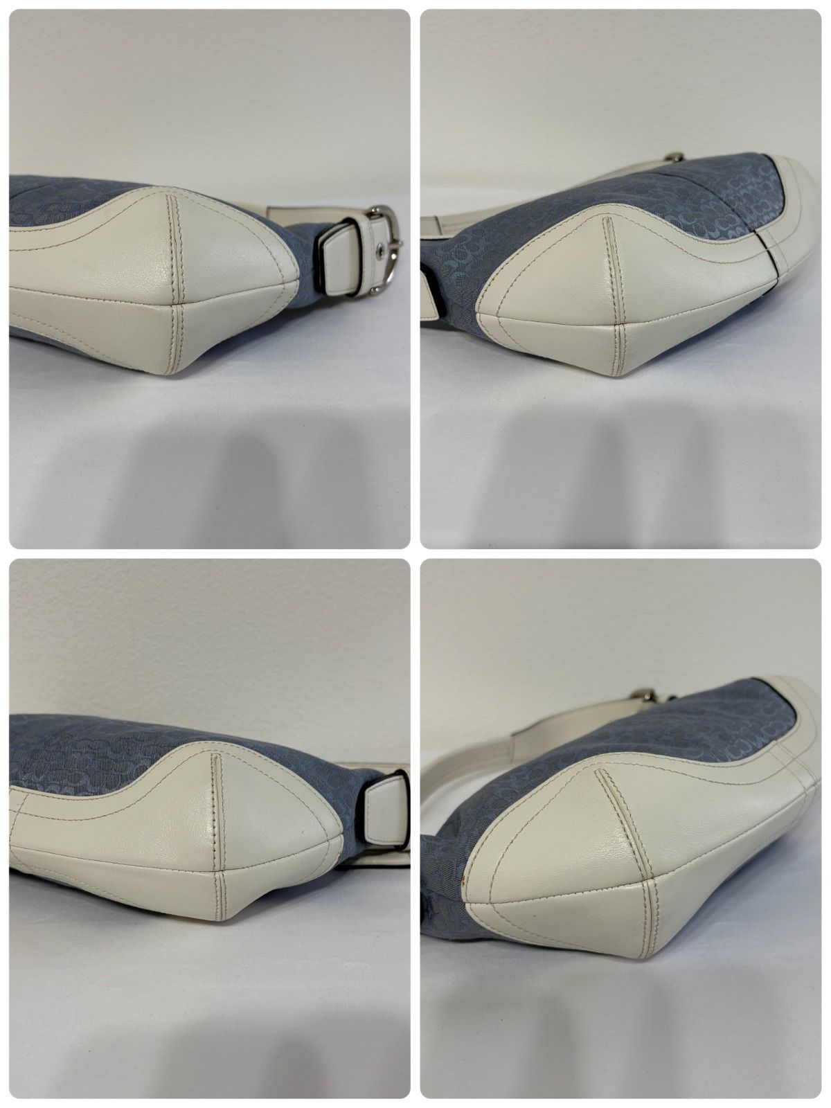 Coach 売れ筋 Signature Mini Soho Bag Blue 6351 コーチ ワン