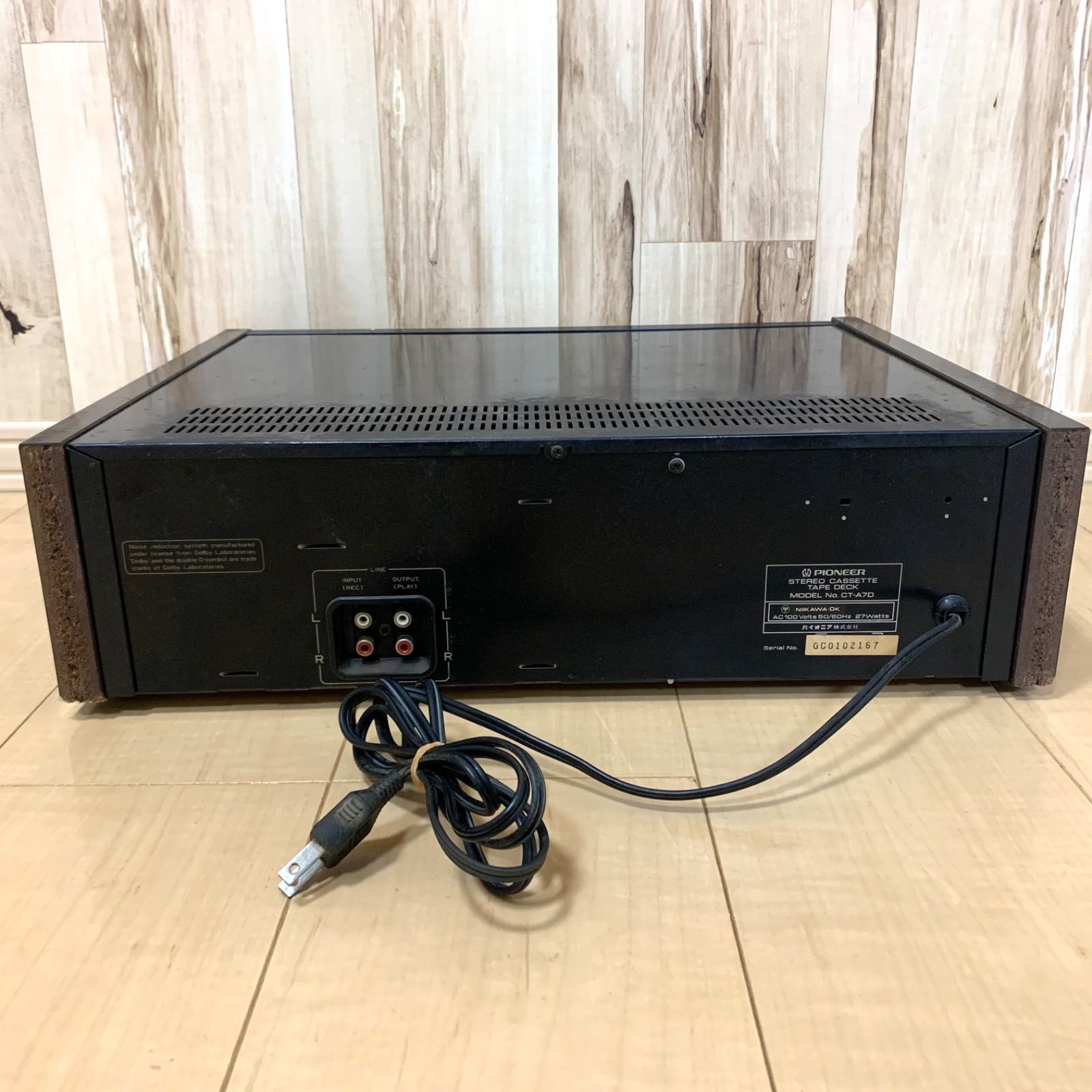 専用！【ジャンク品】 Pioneer CT-A7D カセットデッキ PIONEER CT-A7D カセットデッキ/パイオニア - メルカリ