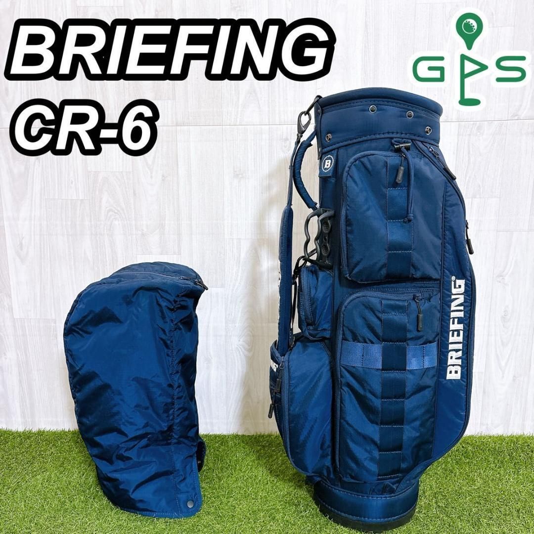 BRIEFING CR-6 ブリーフィング キャディバッグ ネイビー ゴルフ - メルカリ