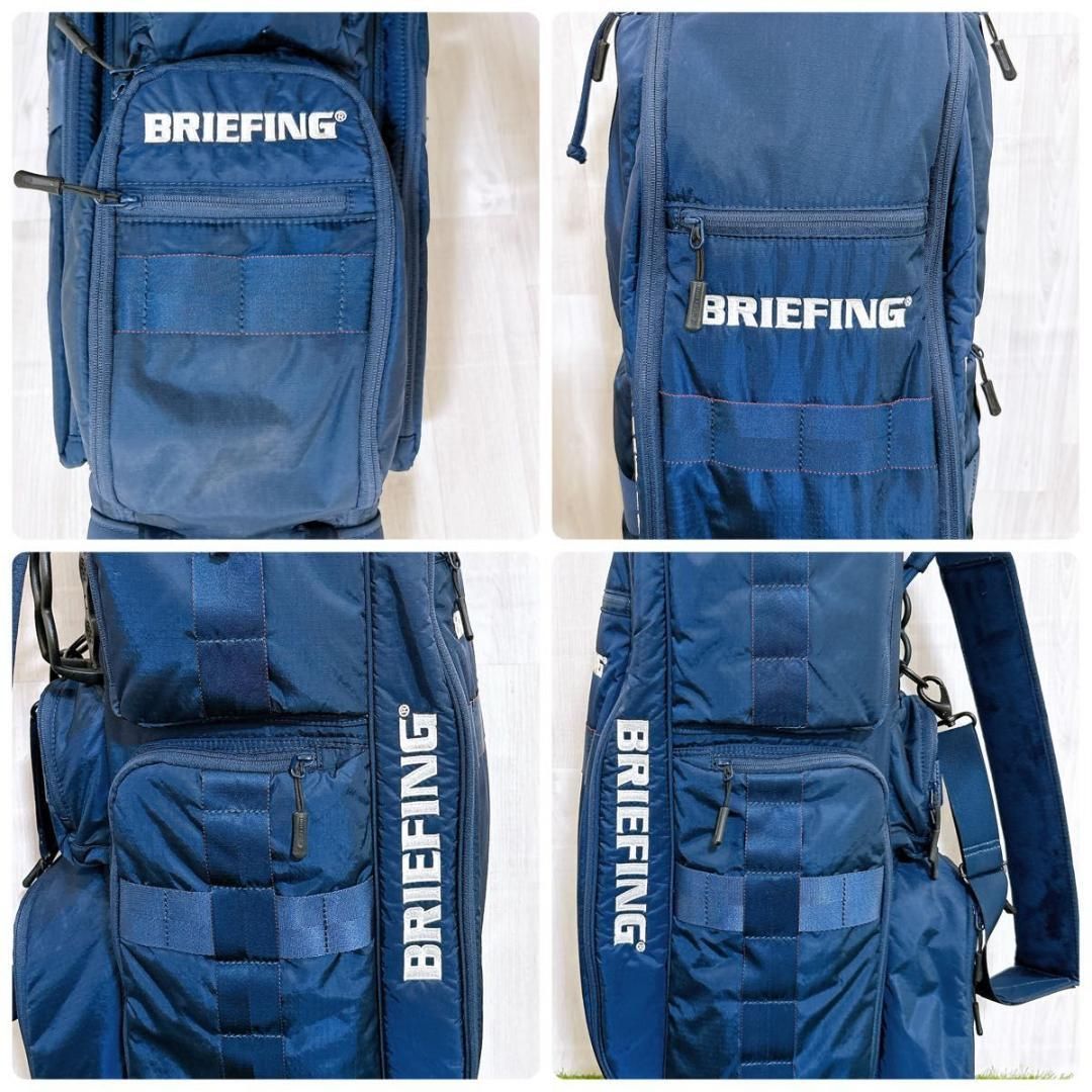 【新品未使用・景品】ブリーフィング CR-6 キャディバッグ ブルー ブリーフィング バッグ キャディバッグ CR-6 #03 カート ゴルフバッグ