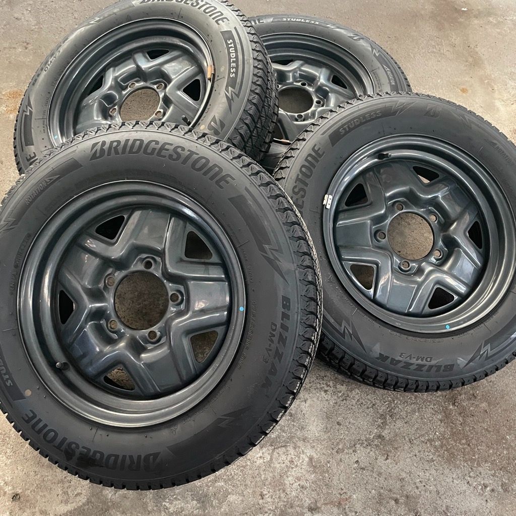 ジムニー スタッドレスDM-V3 (2020年)・純正スチールホイールセット4本
