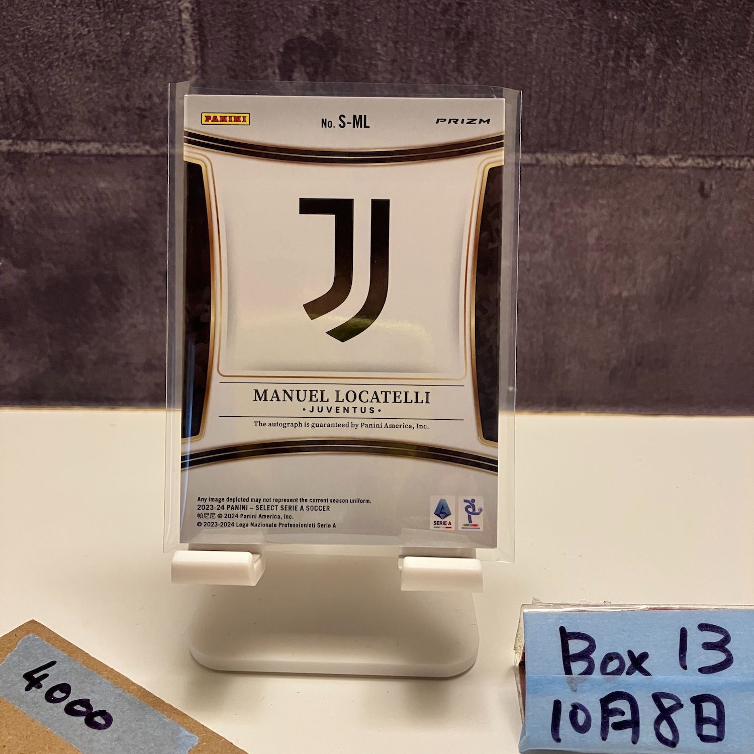 2023 Panini Select Manuel Locatelli 直筆サインカード Juventus