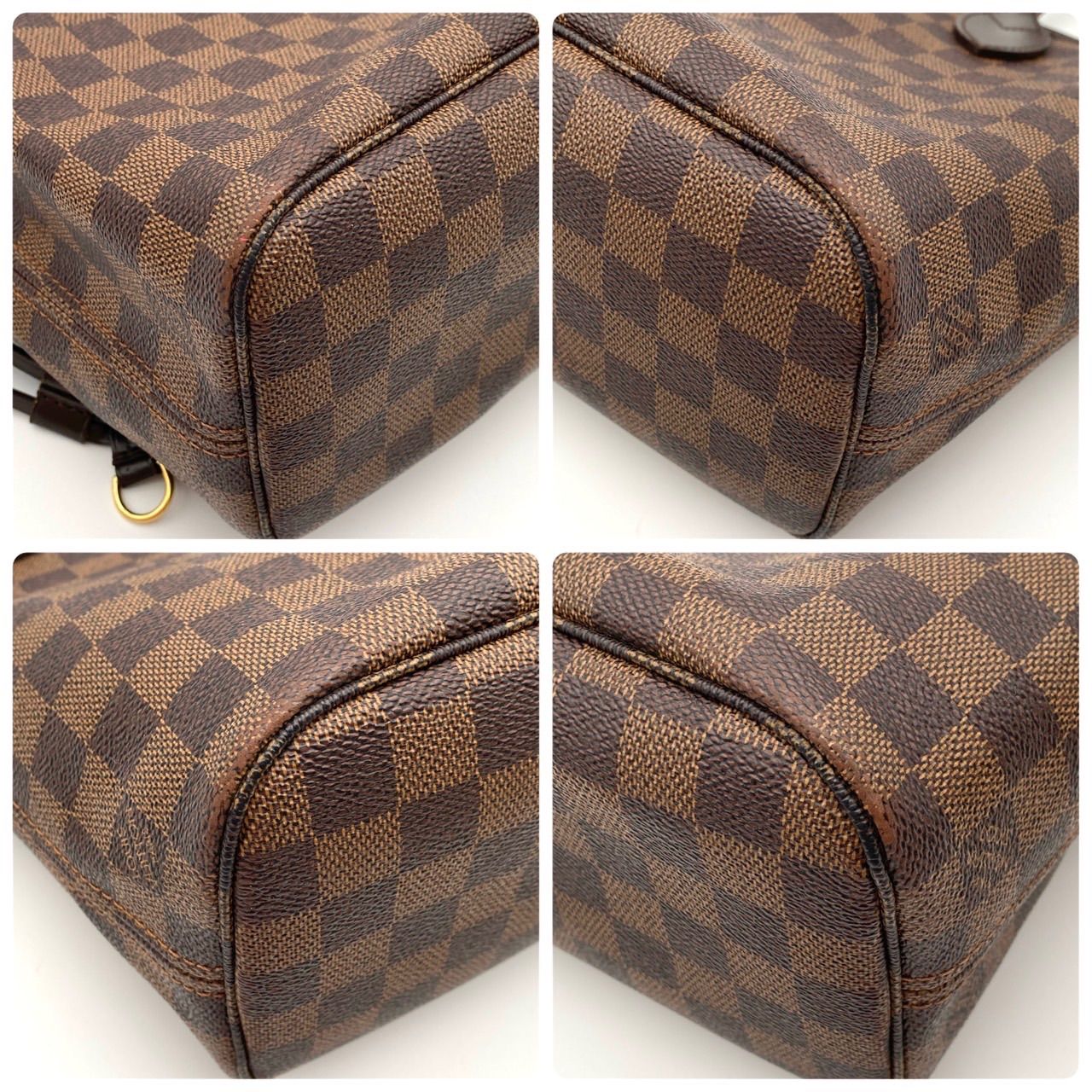 ルイヴィトン ダミエ ネヴァーフル PM トートバッグ ブラウン エベヌ