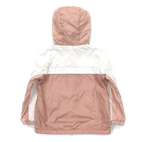 モンクレール MONCLER アリラス ARILAS ナイロン フーディー ジャケット リフレクターロゴ 2025 SS ピンク オフホワイト 2 anni 92 cm ベビー