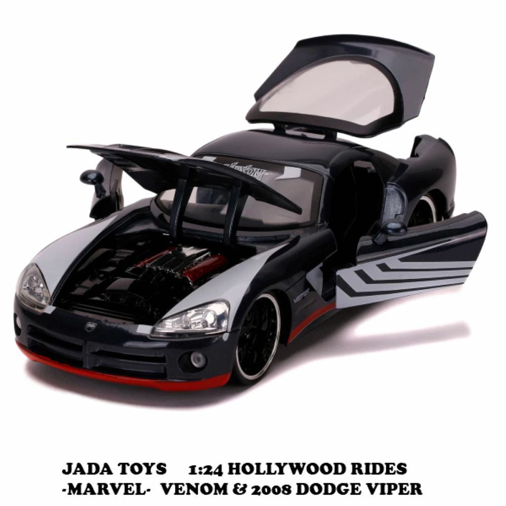 1/24 ダイキャスト ミニカー [スパイダーマン ヴェノム & 2008 DODGE