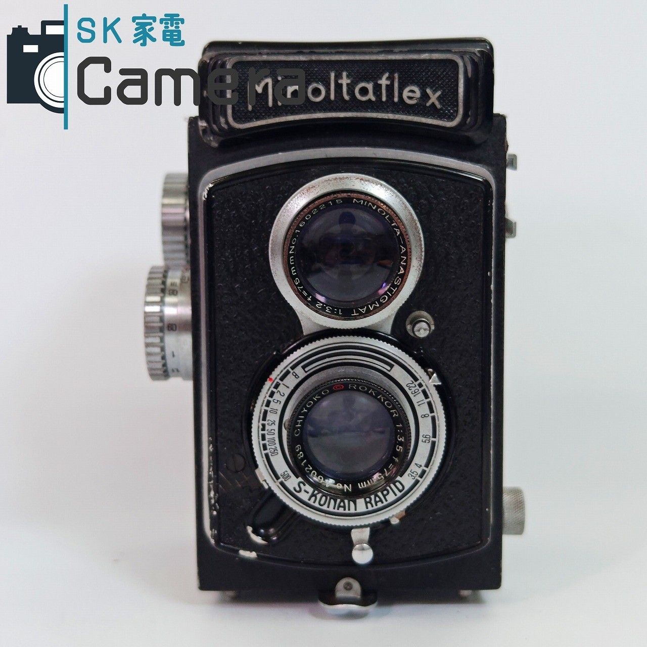 MINOLTA Minoltaflex S KONAN RAPID ROKKOR 75ｍｍ F 3 5 ミノルタ 二眼レフカメラ
