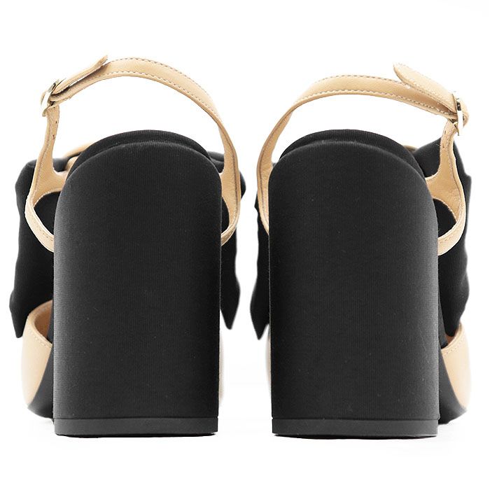 CHANEL パンプス カメリア ココマーク レザー バイカラー ハイヒール 極美品】CHANEL シャネル パンプス G45306 COCOマーク カメリア リボン