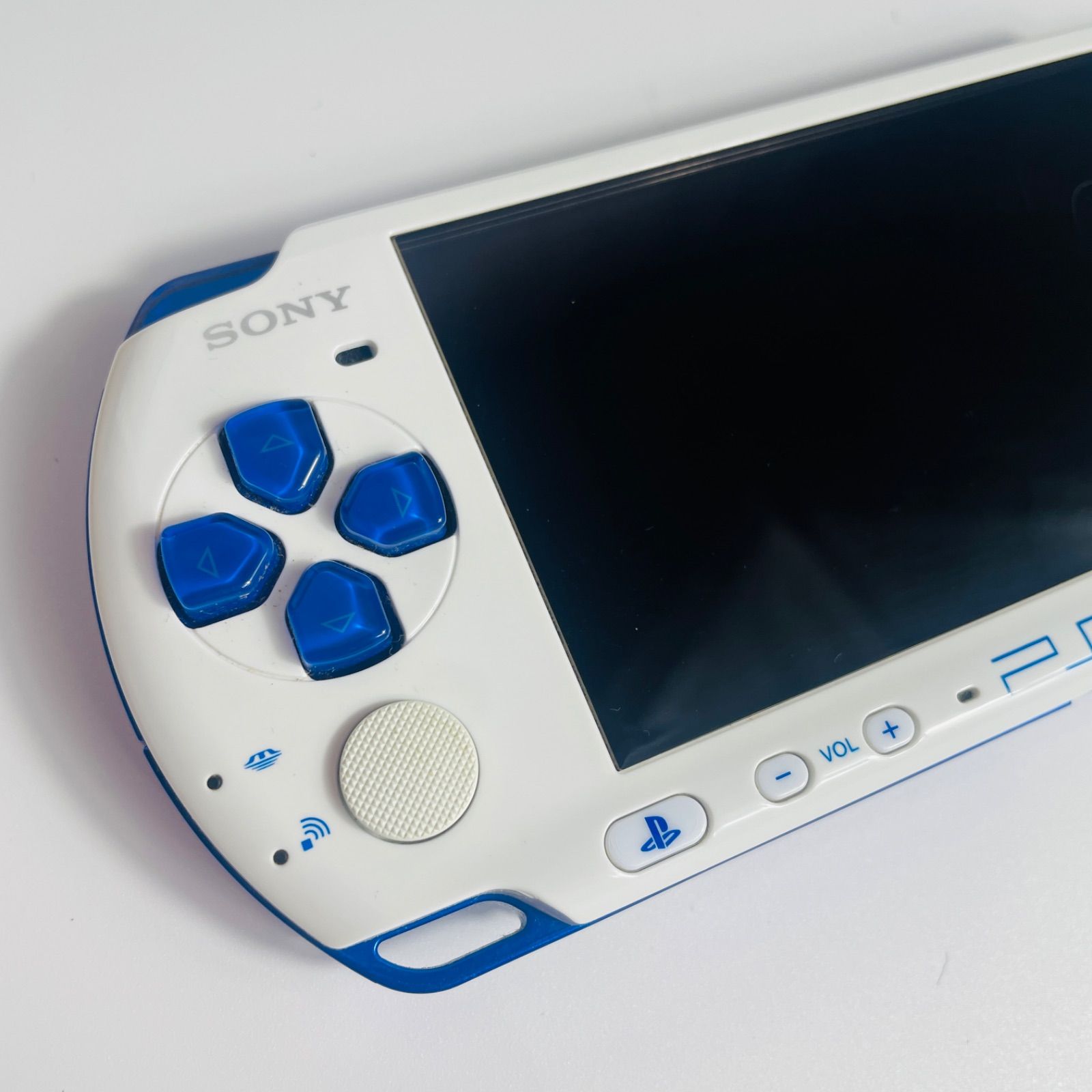 動作確認済】SONY PSP-3000 ホワイトブルー 本体のみ