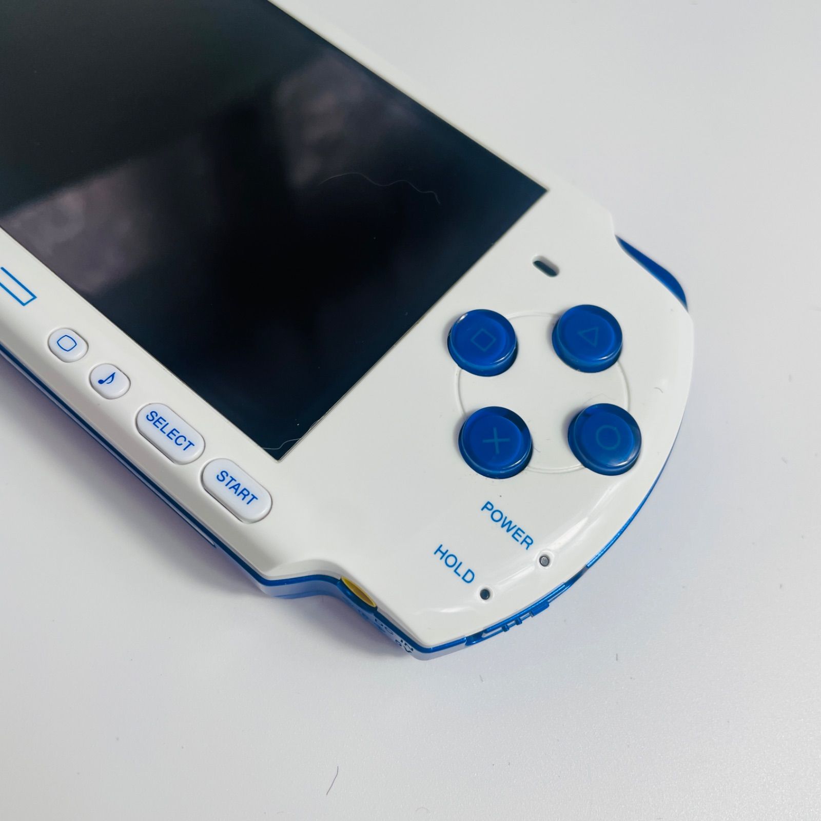 動作確認済】SONY PSP-3000 ホワイトブルー 本体のみ