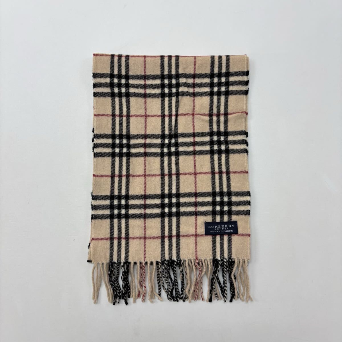 BURBERRY LONDON バーバリー ロンドン ノバチェック カシミヤ 100