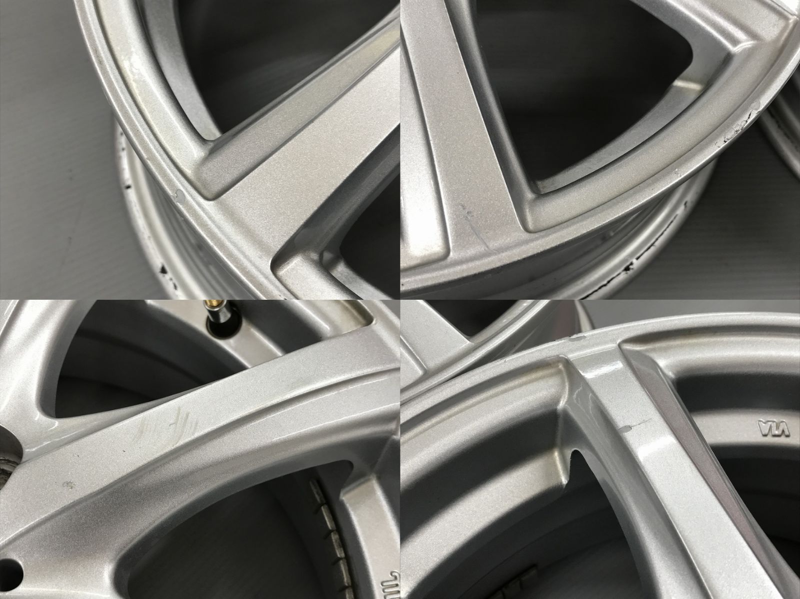 ◎傷少美品 15inc 5.5J +42 100/4H 4本 検) ヤリス アクア ヴィッツ