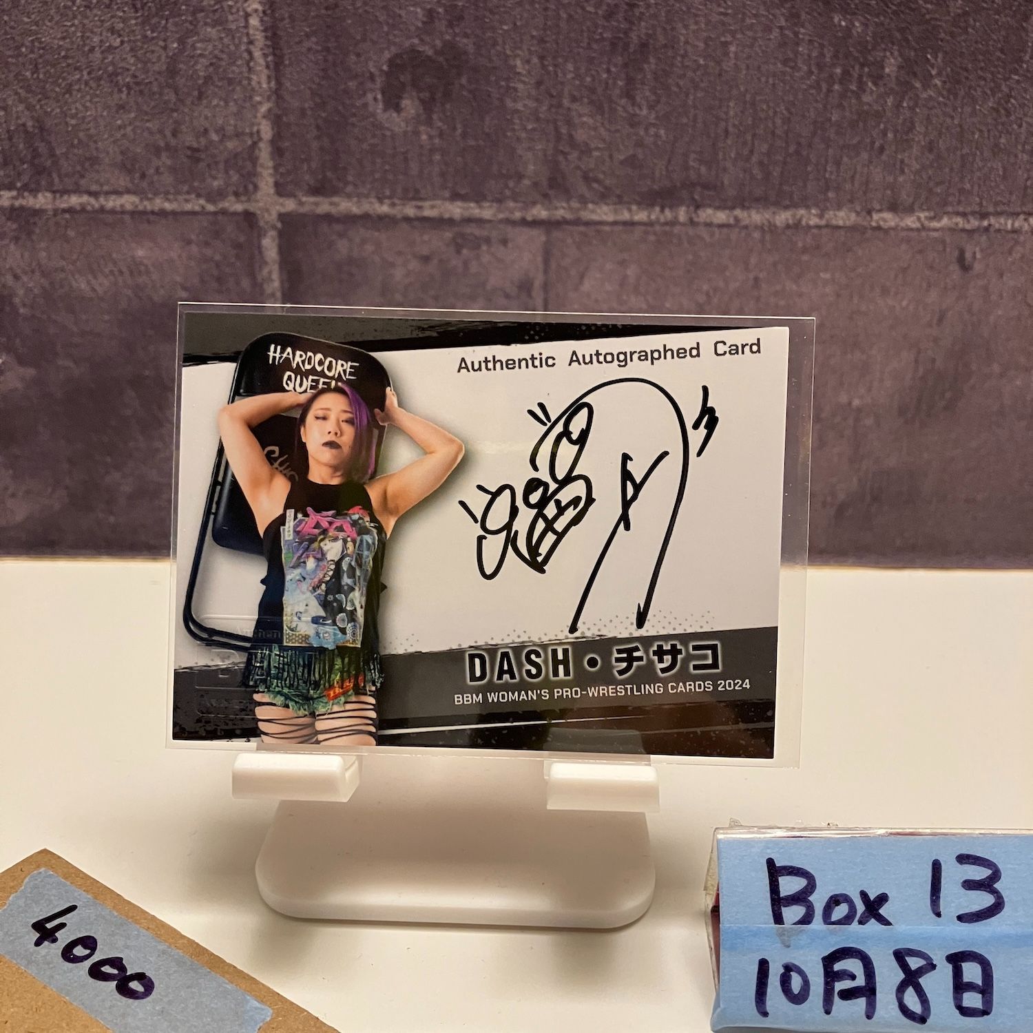 2024 BBM DASH チサコ 37/98 直筆サインカード 女子プロレス カード