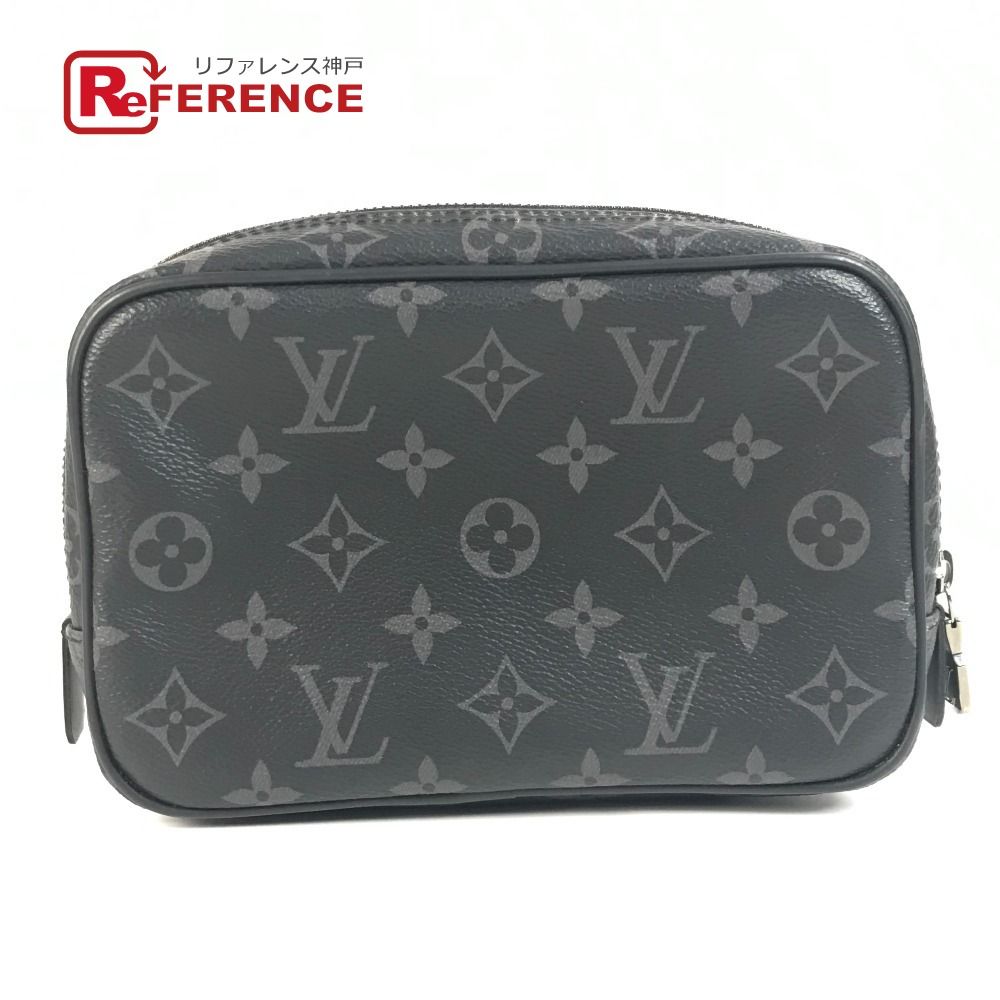 LOUIS VUITTON ルイヴィトン ポーチ トゥルーストワレPM M 46577 モノグラムエクリプスキャンバス ブラック