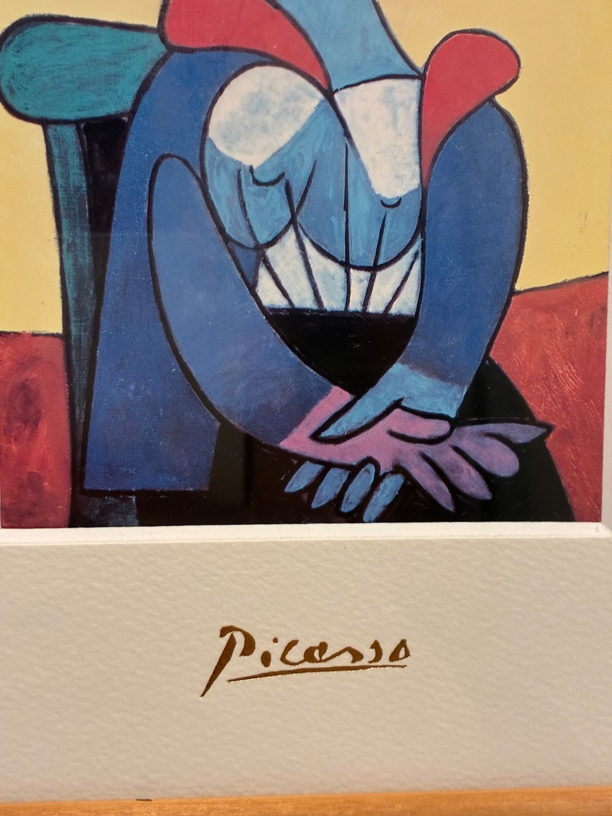 ピカソ　複製画　2点セット ピカソ風 複製版画 2点セット 額装済み インテリア用 絵画 モダン