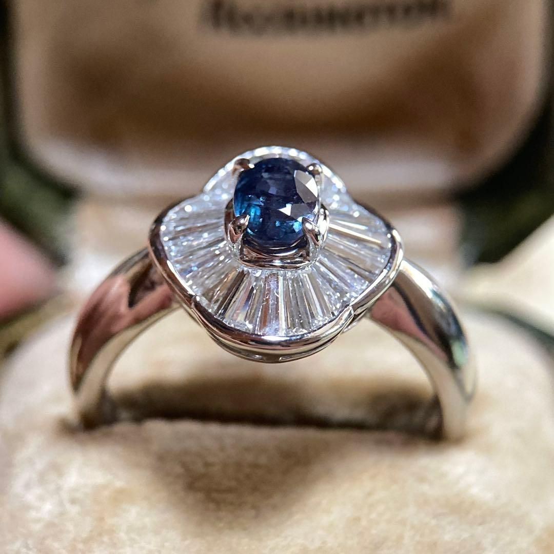 美しいカラーチェンジ!!!★ブラジルアレキサンドライトPt900リング★ 神秘的なカラーチェンジ】Pt900 K18 18金 計1.2カラット