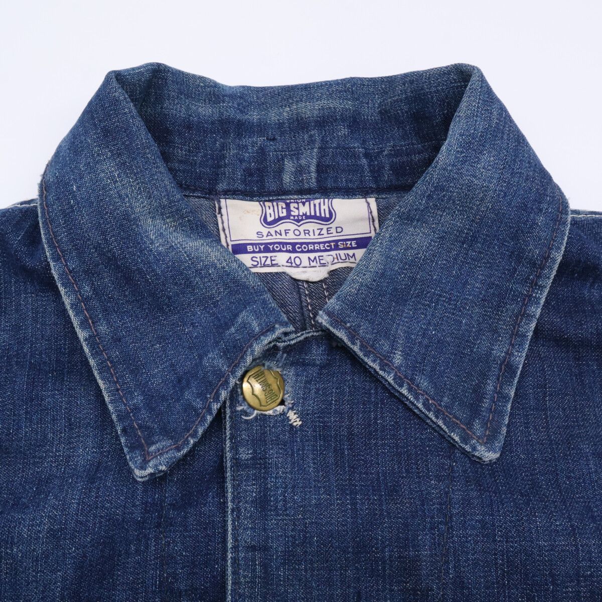 BIG SMITH ビッグスミス 50~60'S 黒タグ デニムカバーオール M - メルカリ