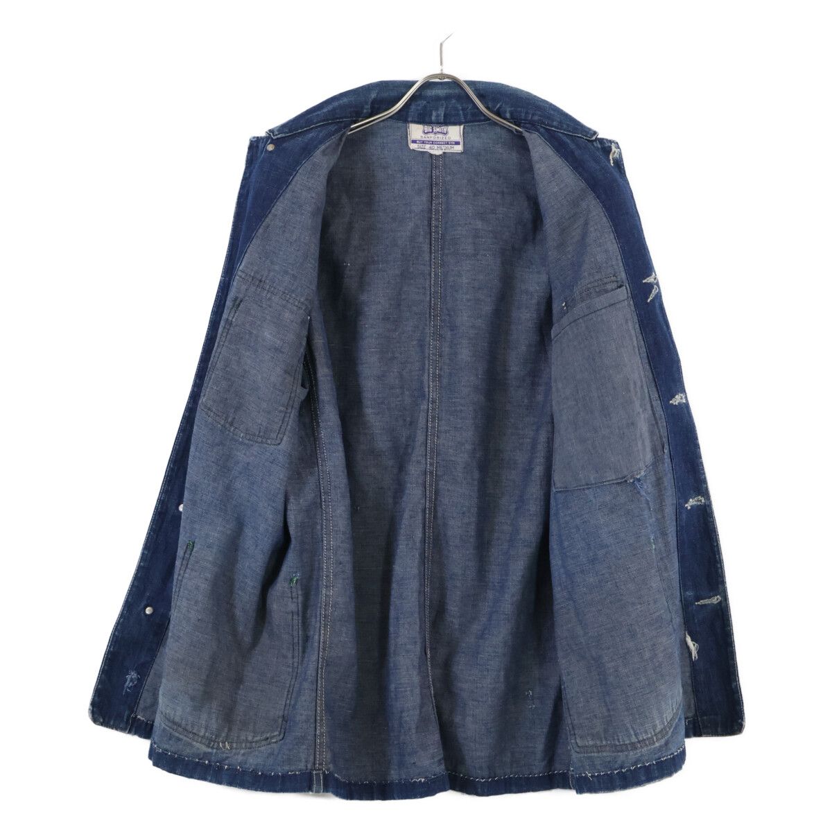 BIG SMITH ビッグスミス 50~60'S 黒タグ デニムカバーオール M - メルカリ
