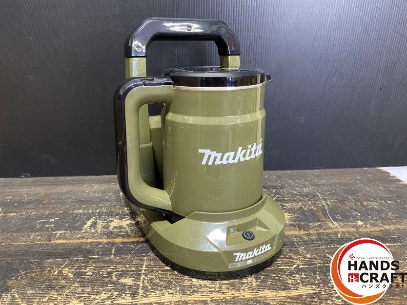 品 makita マキタ 充電式ケトル 40 Vmax 用 オリーブ タンク容量 0 8 L バッテリ別売