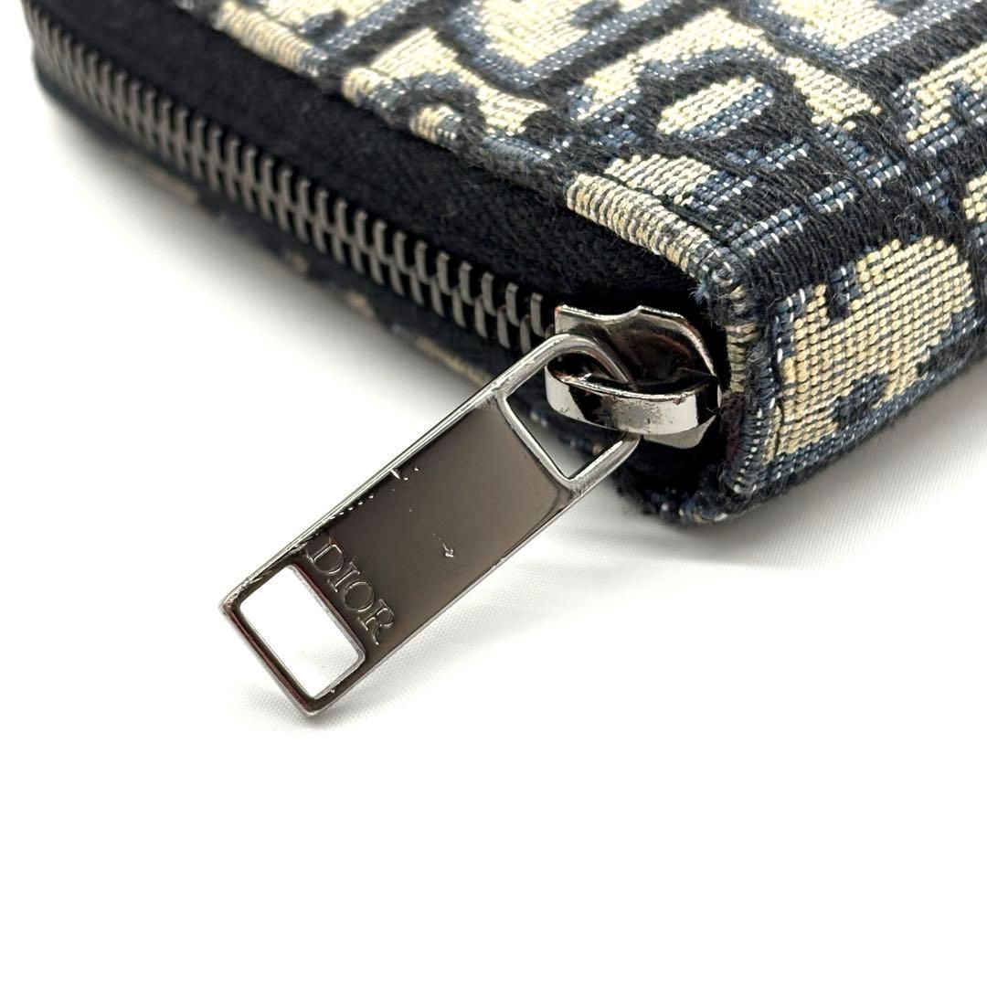 美品！正規品 DIOR オブリーク トロッター ジャカード ラウンド