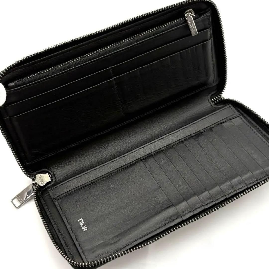 美品！正規品 DIOR オブリーク トロッター ジャカード ラウンド