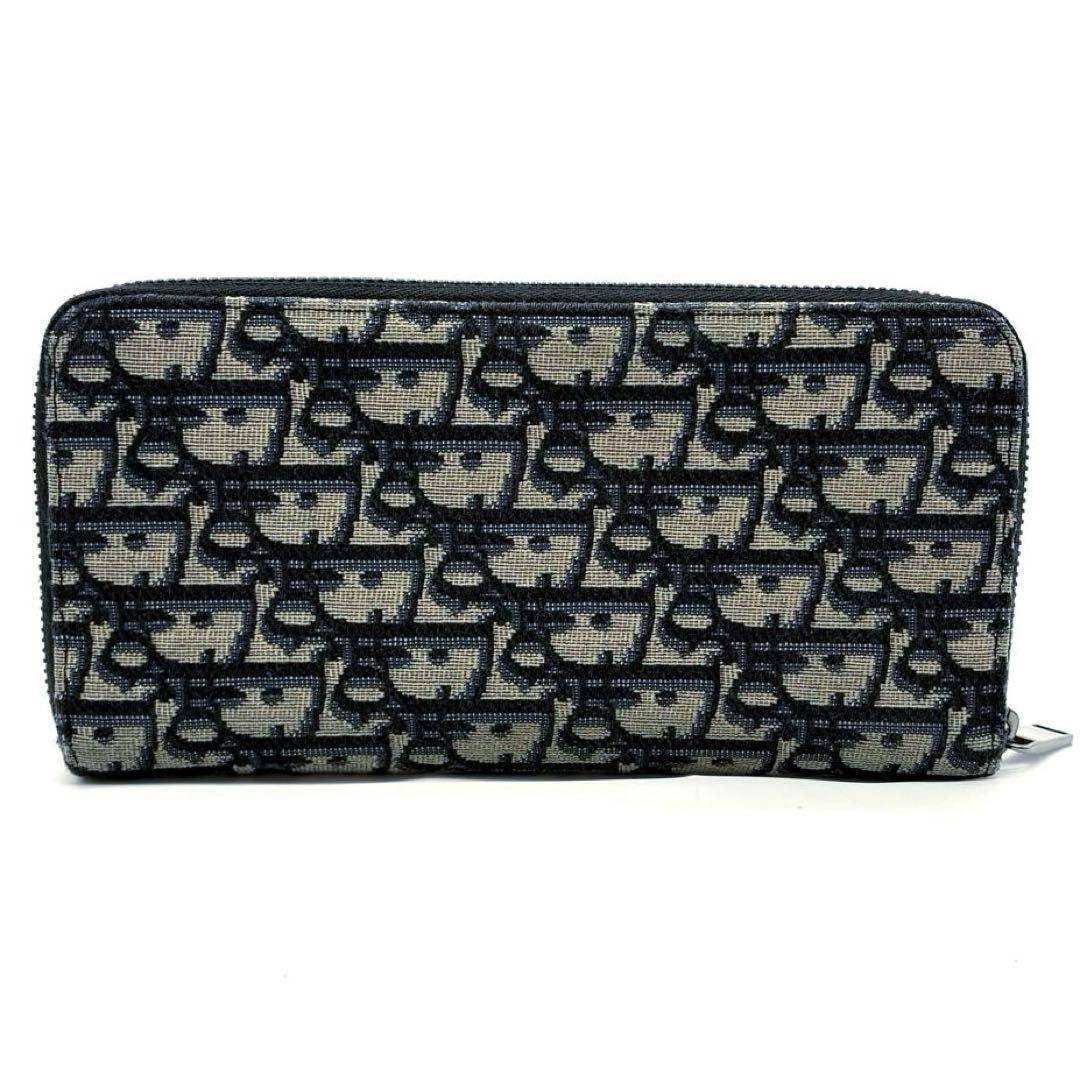 美品！正規品 DIOR オブリーク トロッター ジャカード ラウンド