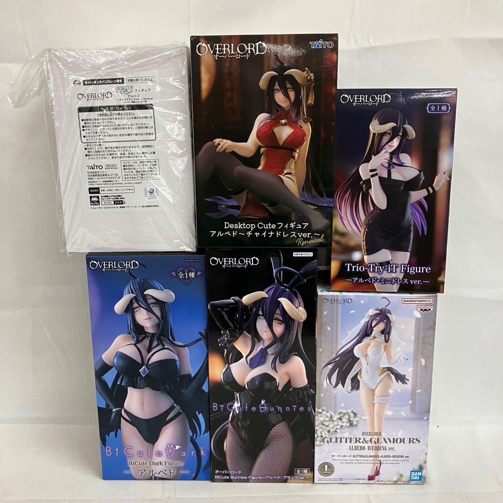 未開封 オーバーロード アルベド フィギュア 6個セット SFJ568 c107