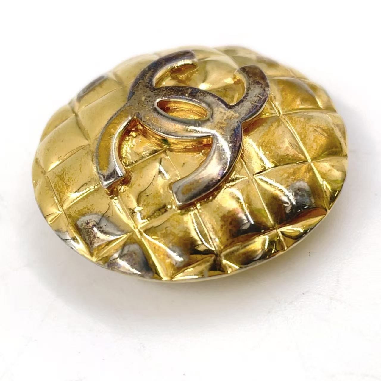 CHANEL ココマーク マトラッセ GP ゴールド イヤリング - メルカリ