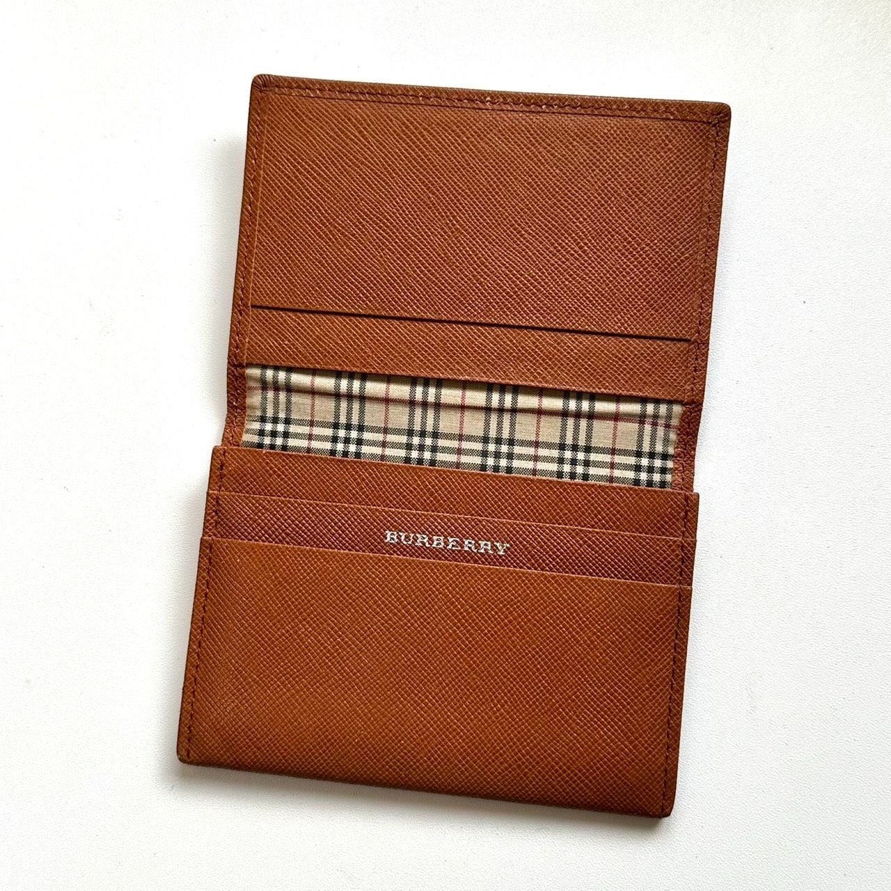 バーバリー BURBERRY 名刺入れ カードケース ノバチェック ライト