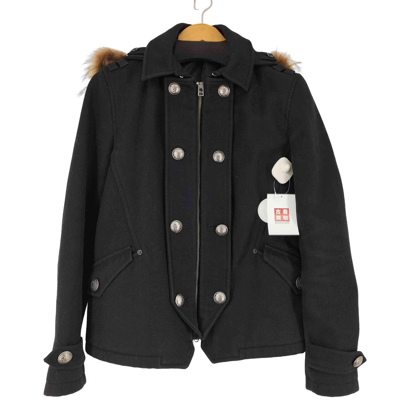 ピーピーエフエム PPFM ラクーンファー ナポレオンジャケット