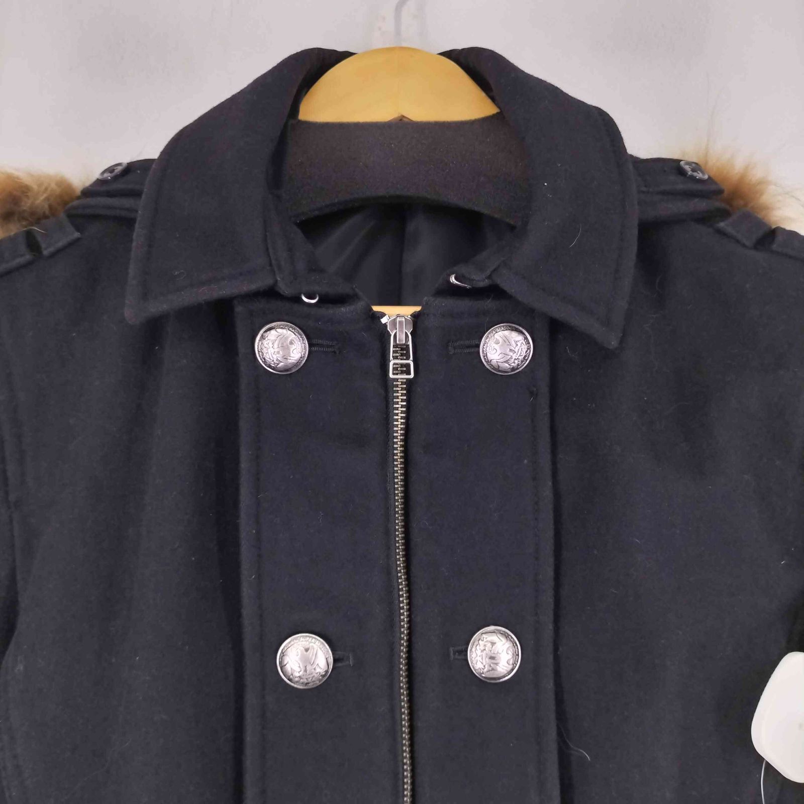 ピーピーエフエム PPFM ラクーンファー ナポレオンジャケット