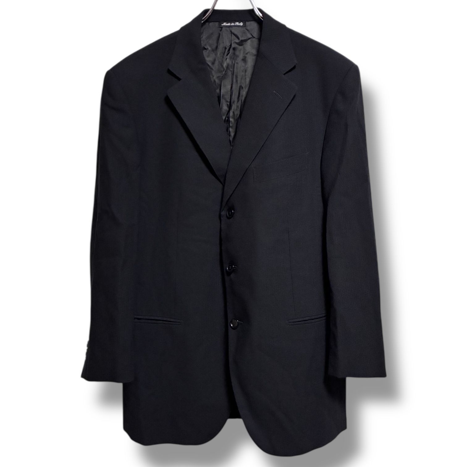 PAL ZILERI パルジレリ スーツ セットアップ メンズ 52 XL相当 ネイビー 濃紺 イタリア製 Made in Italy ジャケット パンツ ウール100 ピュアウール Pura Lana Vergine 裏地キュプラ 001235 H