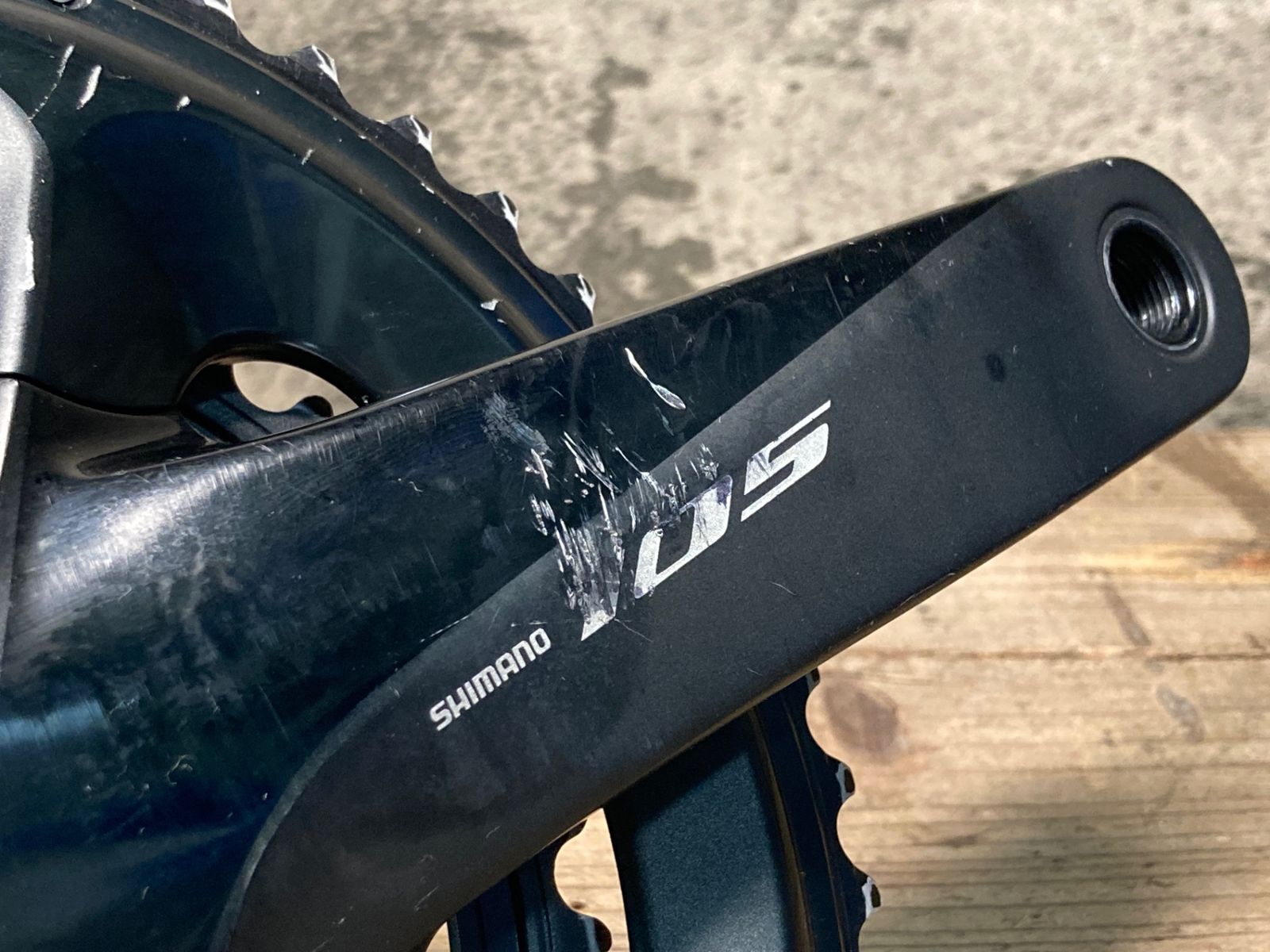 JO422 シマノ SHIMANO 105 FC-R7000 クランクセット 50/34T 160mm